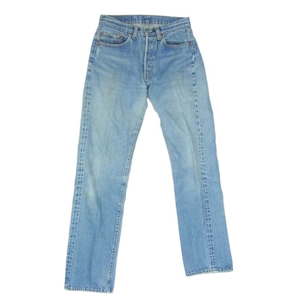 Levi's リーバイス デニムパンツ 501 66後期 smalle ボタン裏刻印6 紙パッチ デニム パンツ インディゴブルー系 31【中古】