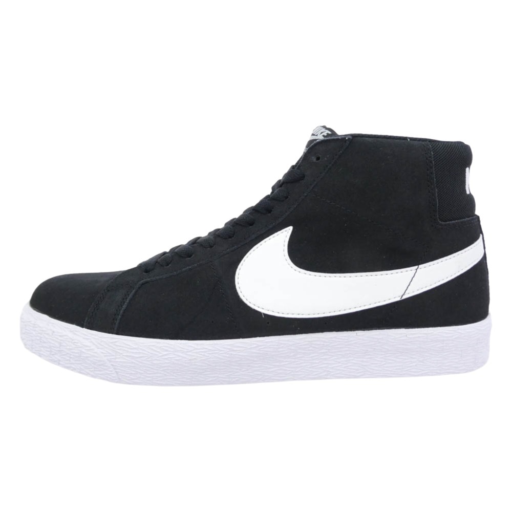 NIKE SB ナイキエスビー スニーカー 864349-002 Zoom Blazer Mid Black White ズーム ブレーザー ミッド ブラック ホワイト ミッドカット スニーカー ブラック系 28cm【極上美品】【中古】