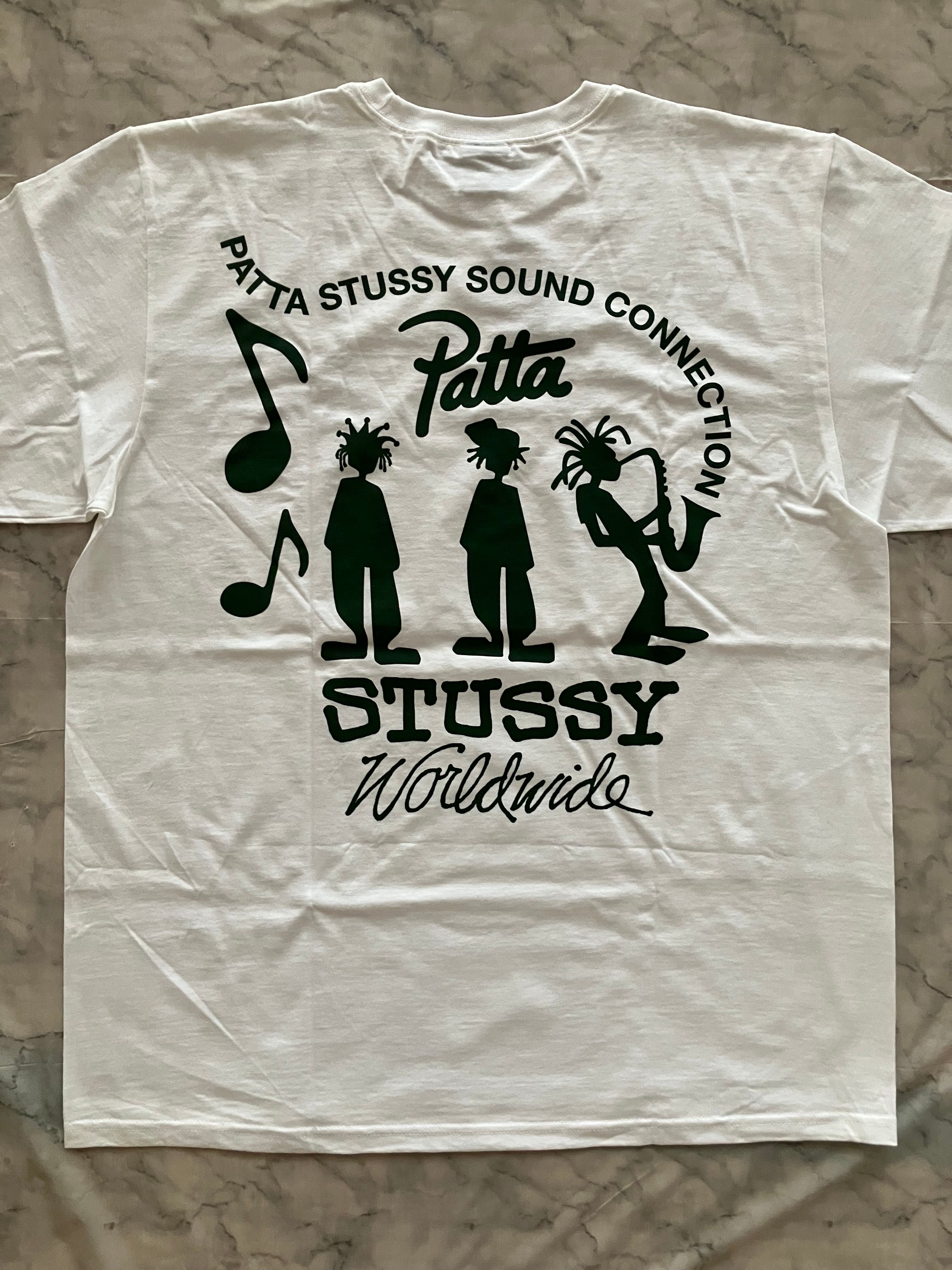 Stussy x Patta Sound Connection Tee "White"