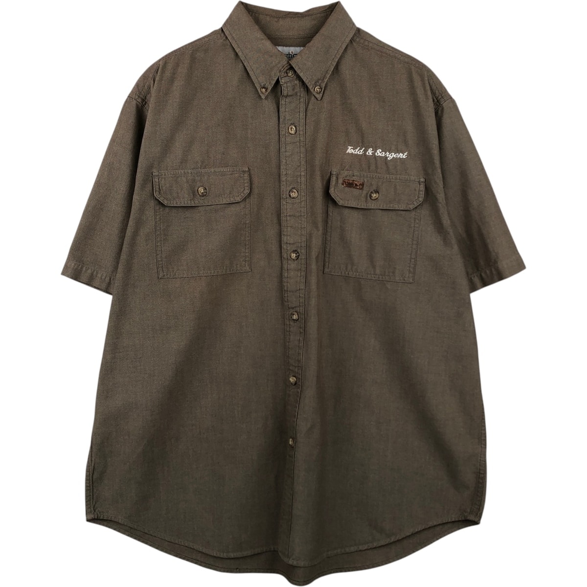 古着 カーハート Carhartt ボタンダウン 半袖 ワークシャツ メンズL相当/eaa650581