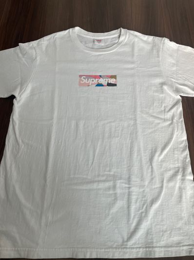 Supreme / Emilio Pucci® Box Logo Tee "White/Pink"