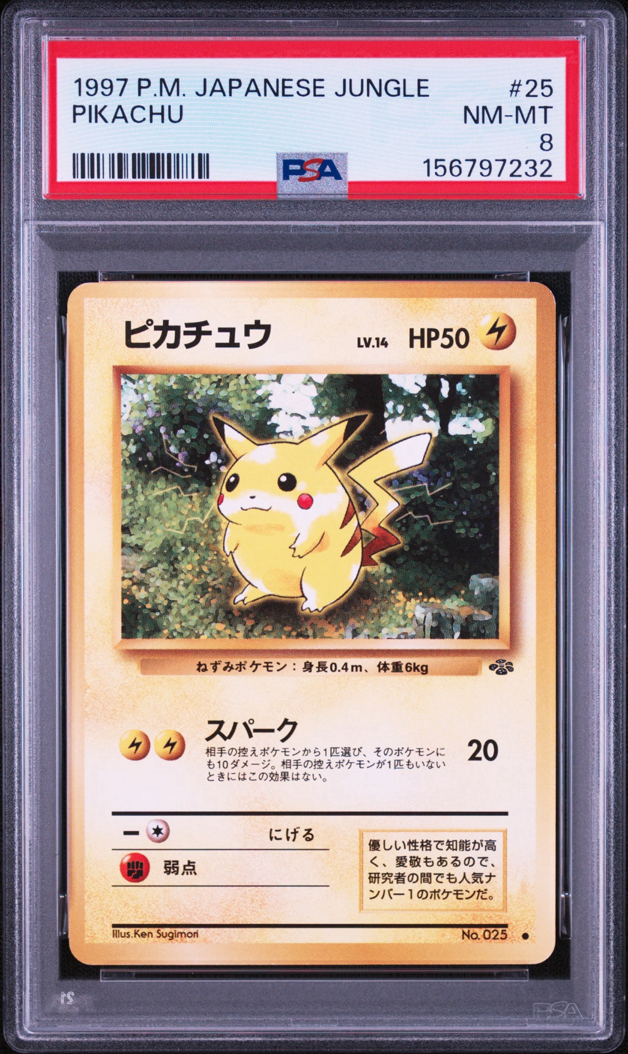 ピカチュウ ○ : 旧裏 [PMCG2 No.025](拡張パック「ポケモンジャングル