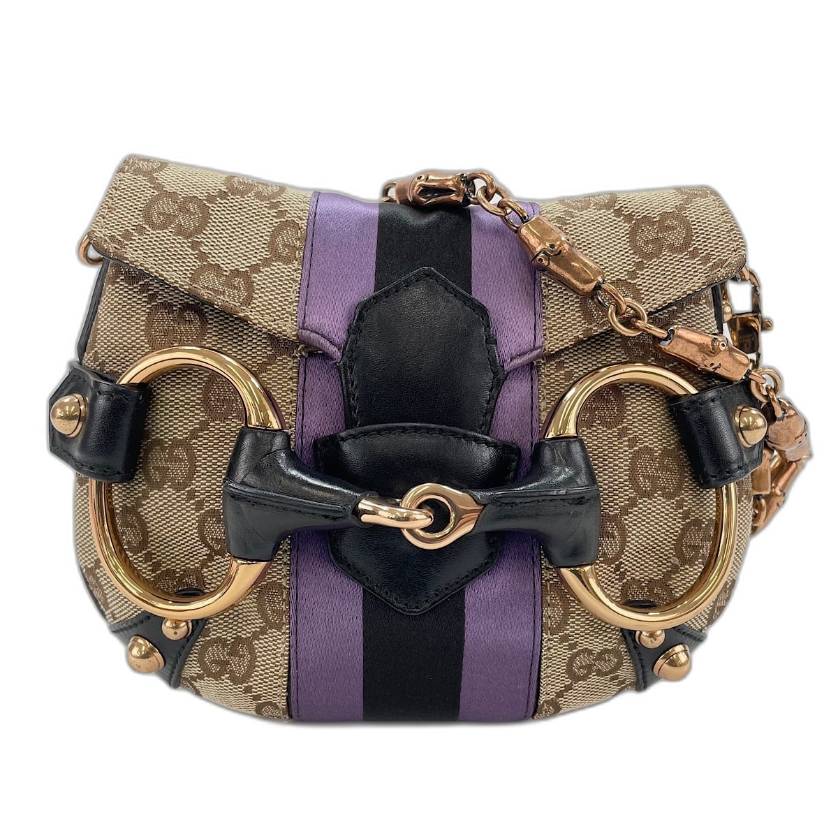 グッチ GUCCI ホースビット 2WAY ショルダーバッグ【中古】