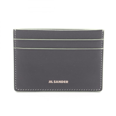 ジルサンダー JIL SANDER カードケース アクセサリー レザー メンズ ブラック系 / グリーン系 J25VL0009P8895001 【新品】