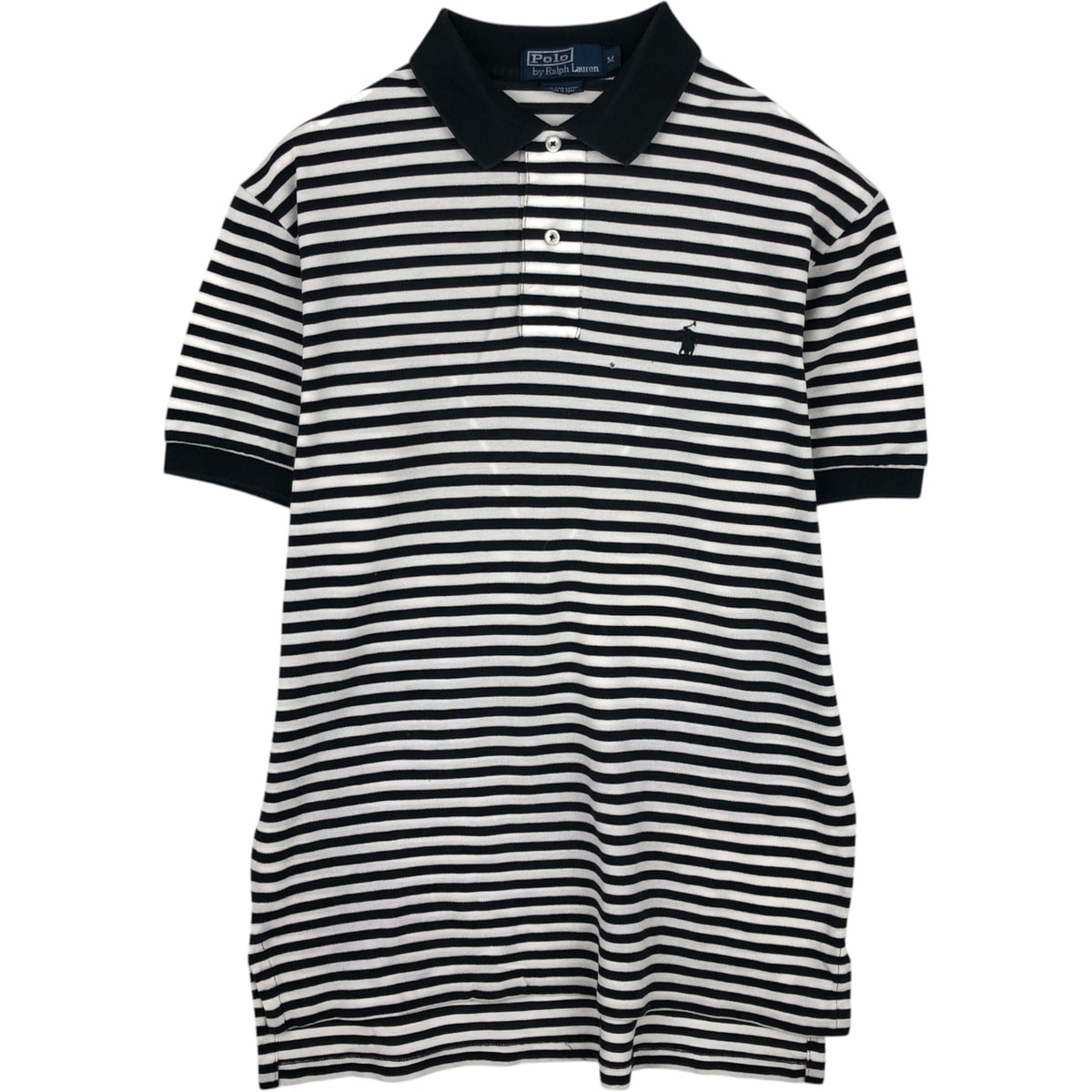 古着 ラルフローレン Ralph Lauren POLO by Ralph Lauren 半袖 ボーダー ポロシャツ メンズM相当/eaa635181