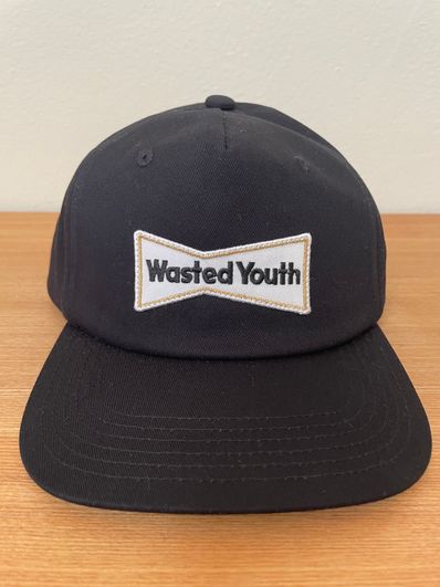 Wasted Youth 5 Panel Snapback Cap "Black" / VERDY