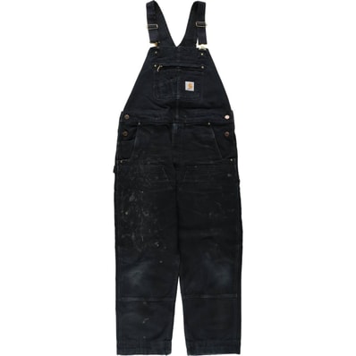 古着 ビッグサイズ カーハート Carhartt ダブルニー ダック オーバーオール メンズw40相当/eaa633602