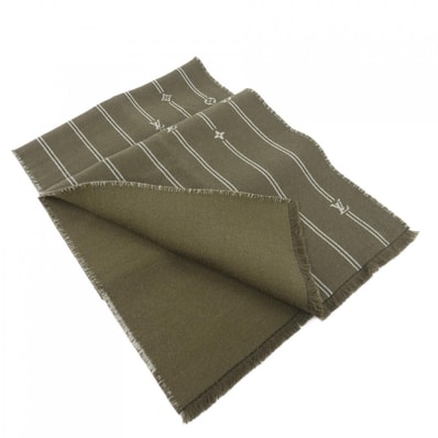 ルイヴィトン LOUIS VUITTON モノグラム ストライプス M90732 MUFFLER