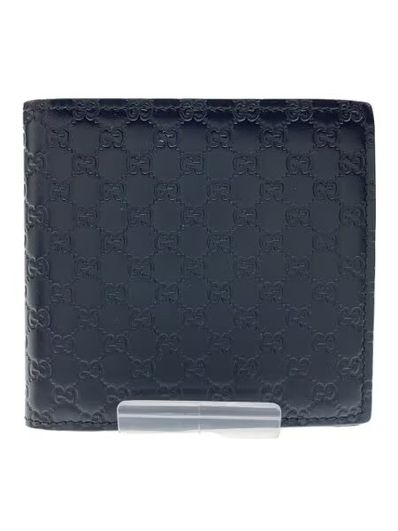 GUCCI Micro Guccissima Wallet "Black"