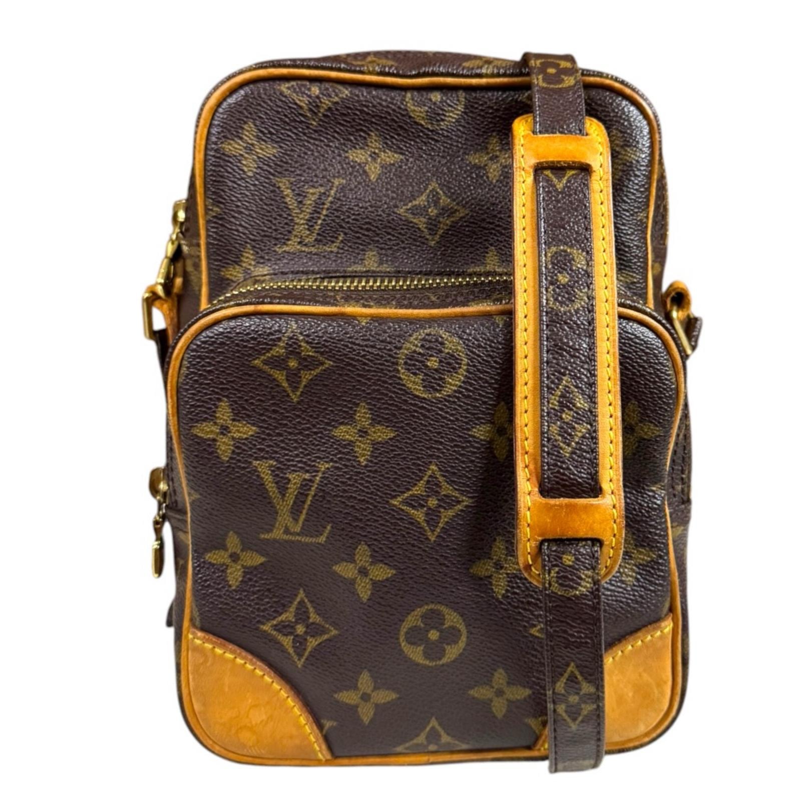 ルイヴィトン アマゾン モノグラム ショルダーバッグ モノグラムキャンバス M45236 ブラウン レディース LOUIS VUITTON 中古