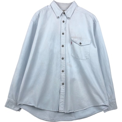 古着 リーバイス Levi's RED TAB 長袖 ボタンダウンデニムシャツ メンズXL相当/eaa654998