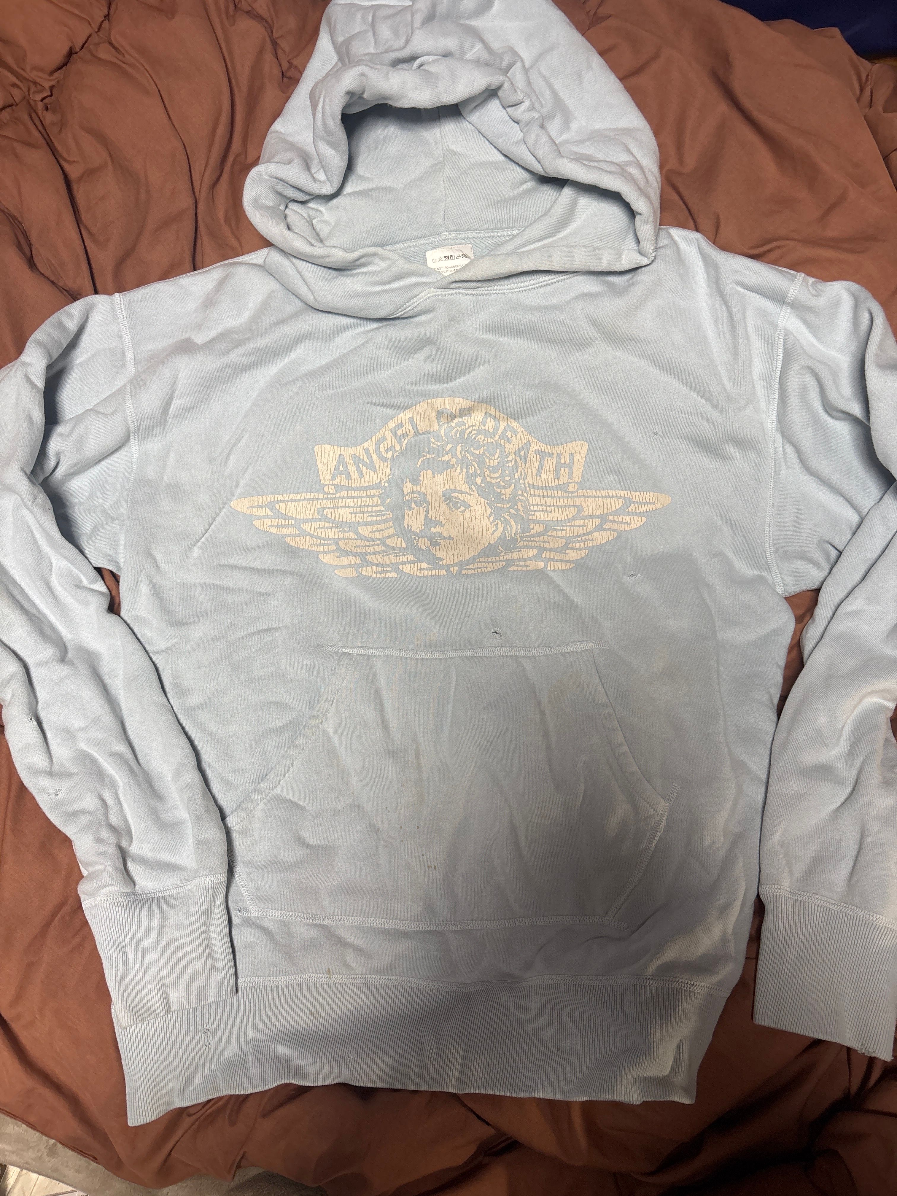 SAINT Mxxxxxx HOODIE ANGEL "Saxe Blue"