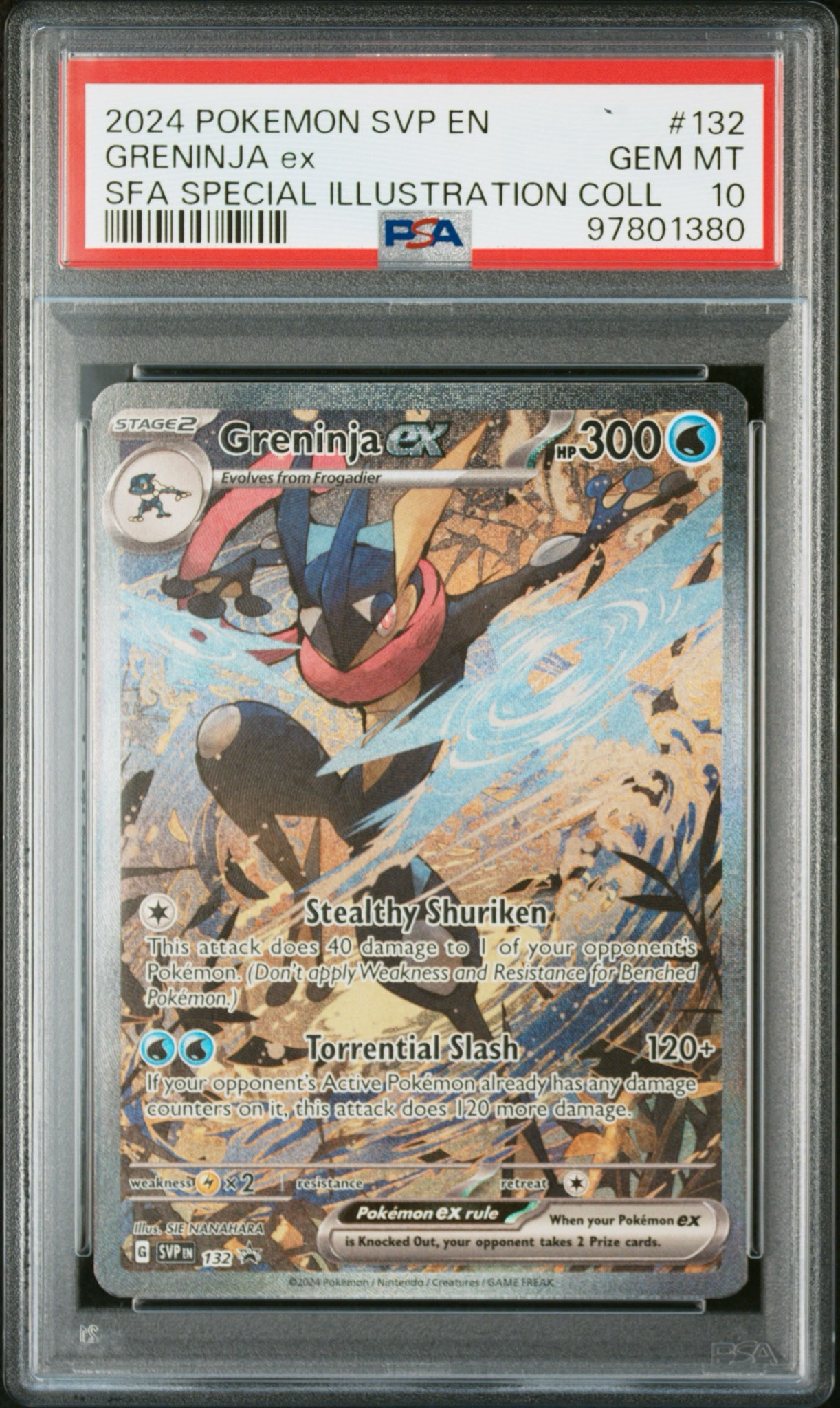 ゲッコウガex P [SVP EN 132]【英語版】(スカーレット&バイオレット