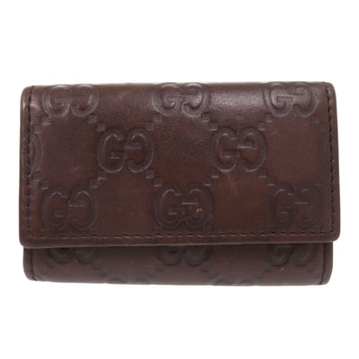 グッチ グッチシマ GG柄 6連キーケース 138093 レザ