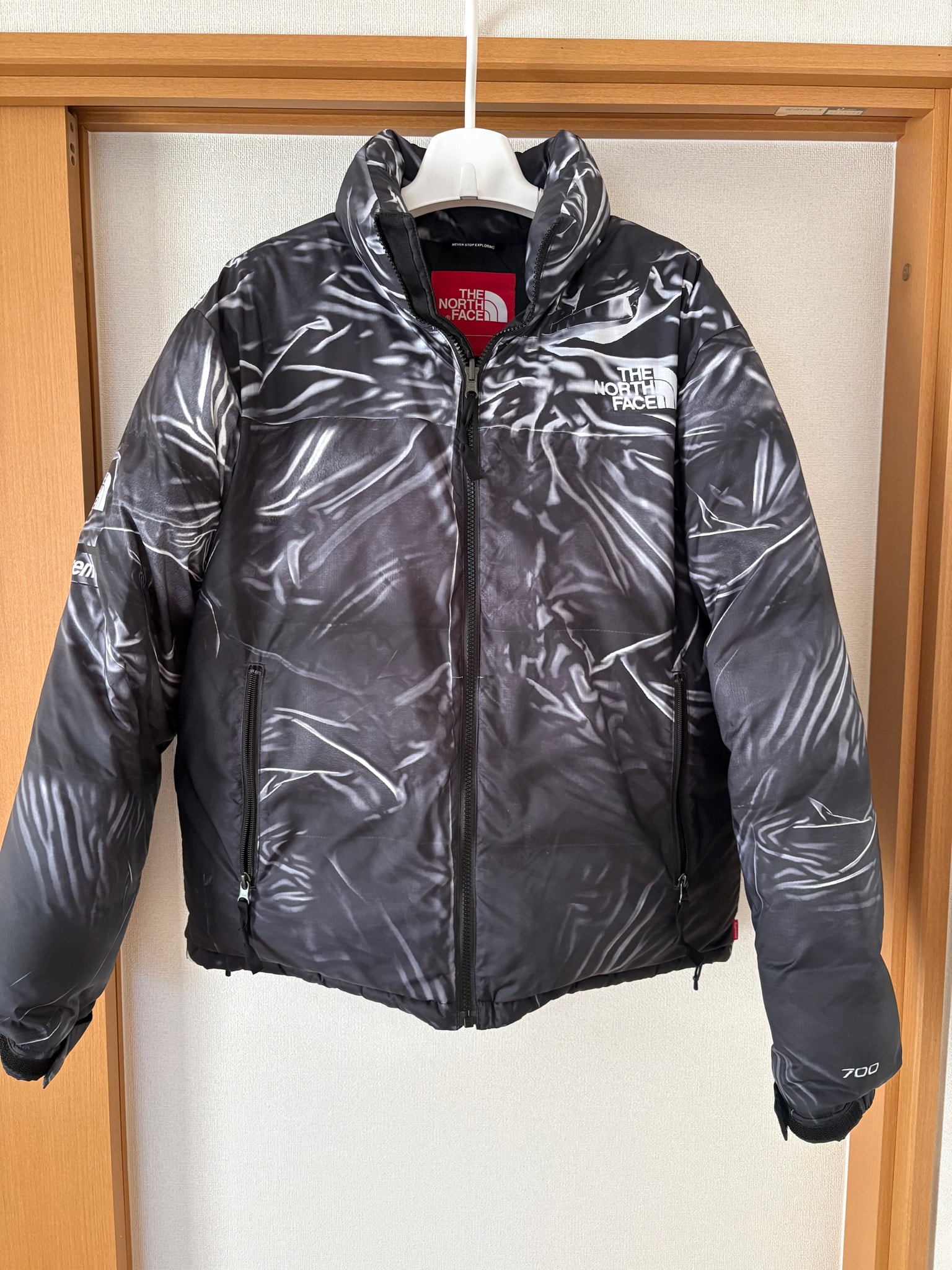 Supreme x The North Face Trompe Loeil Printed Nuptse Jacket "Black"