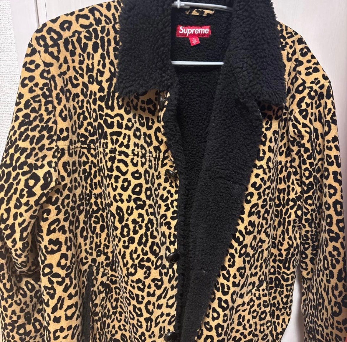 Supreme Kindermann Uncut Corduroy Car Coat "Leopard"