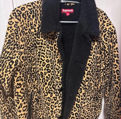 Supreme Kindermann Uncut Corduroy Car Coat "Leopard"
