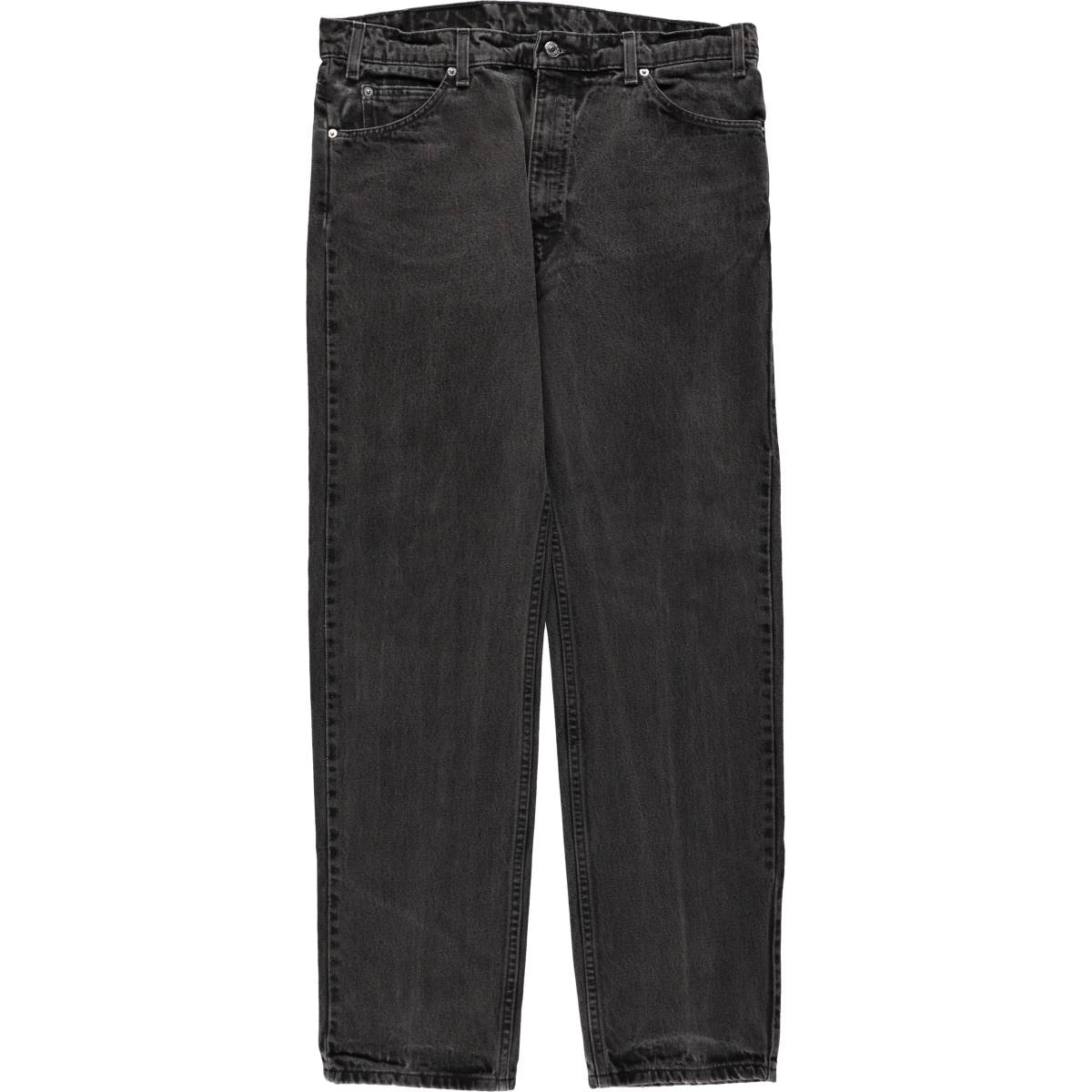 古着 90年代 リーバイス Levi's 505 REGULAR FIT STRAIGHT LEG ブラックデニム テーパードデニムパンツ メンズw36相当 ヴィンテージ/eaa666053