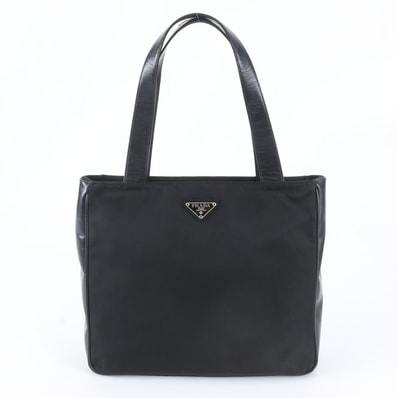 ■美品 プラダ テスート ナイロントライアングルロゴトート バッグ
