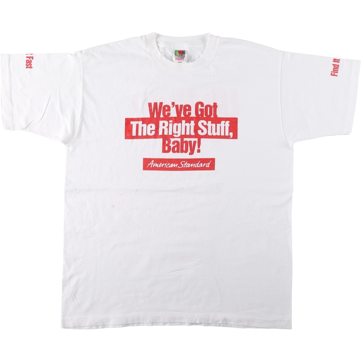 古着 90~00年代 フルーツオブザルーム FRUIT OF THE LOOM アドバタイジングTシャツ メンズXL相当/eaa661537