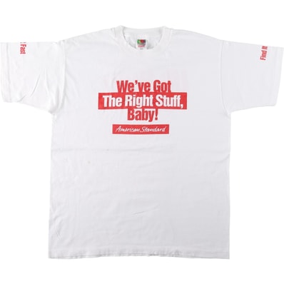 古着 90~00年代 フルーツオブザルーム FRUIT OF THE LOOM アドバタイジングTシャツ メンズXL相当/eaa661537