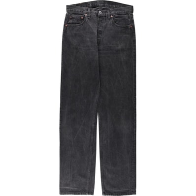 古着 90年代 リーバイス Levi's 501-0115 ブラックデニム ストレートデニムパンツ USA製 メンズw31相当 ヴィンテージ/eaa671357