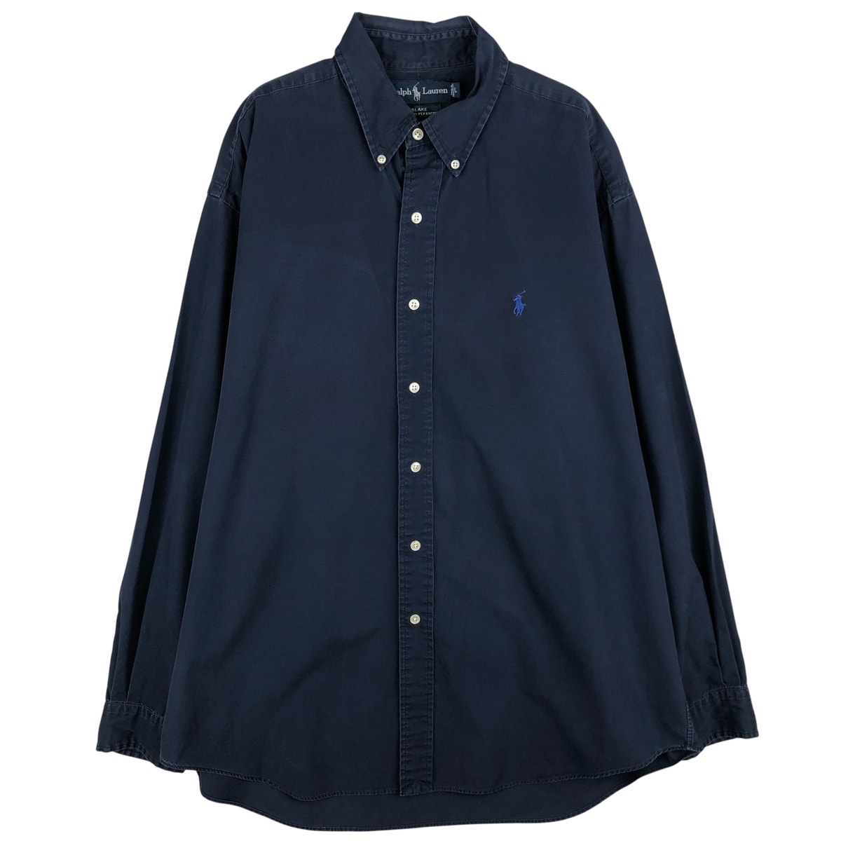 古着 ラルフローレン Ralph Lauren BLAKE 長袖 ボタンダウンシャツ メンズL相当/eaa610133