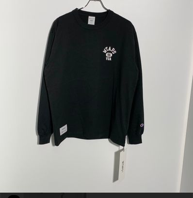 WTAPS x Champion Academy / LS / Cotton "Black"