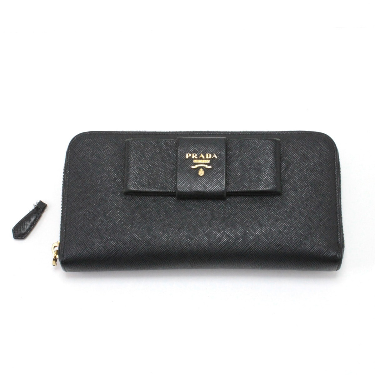 PRADA プラダ ラウンドファスナー財布 1M0506 ブラック