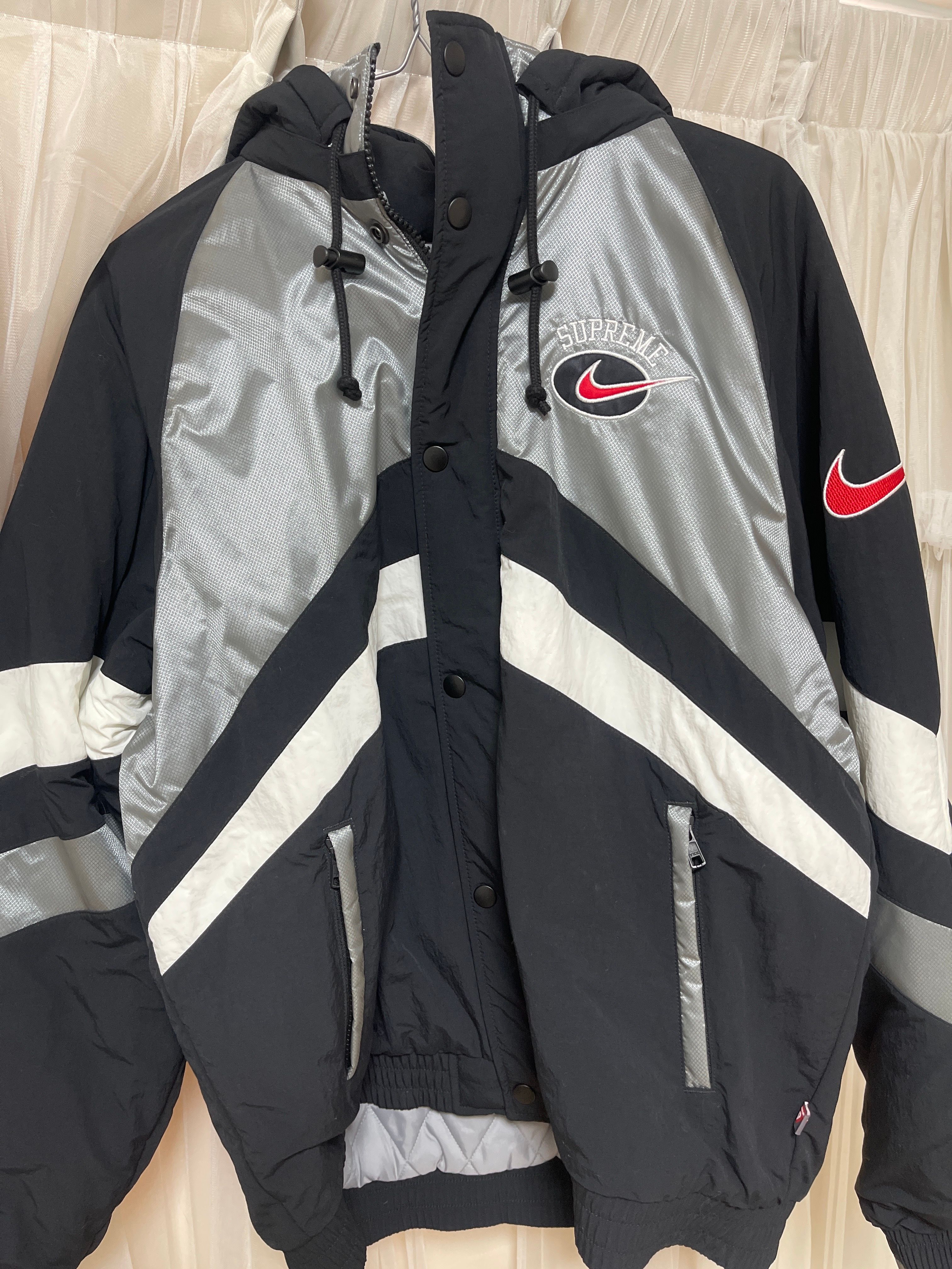 Supreme / Nike Hooded Sport Jacket "Silver"