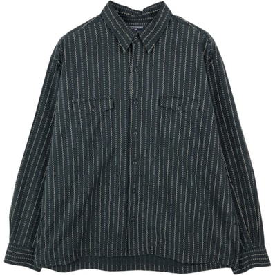 古着 ラルフローレン Ralph Lauren POLO SPORT ポロスポーツ 総柄 長袖 コットンチェックシャツ メンズXL相当/eaa662099