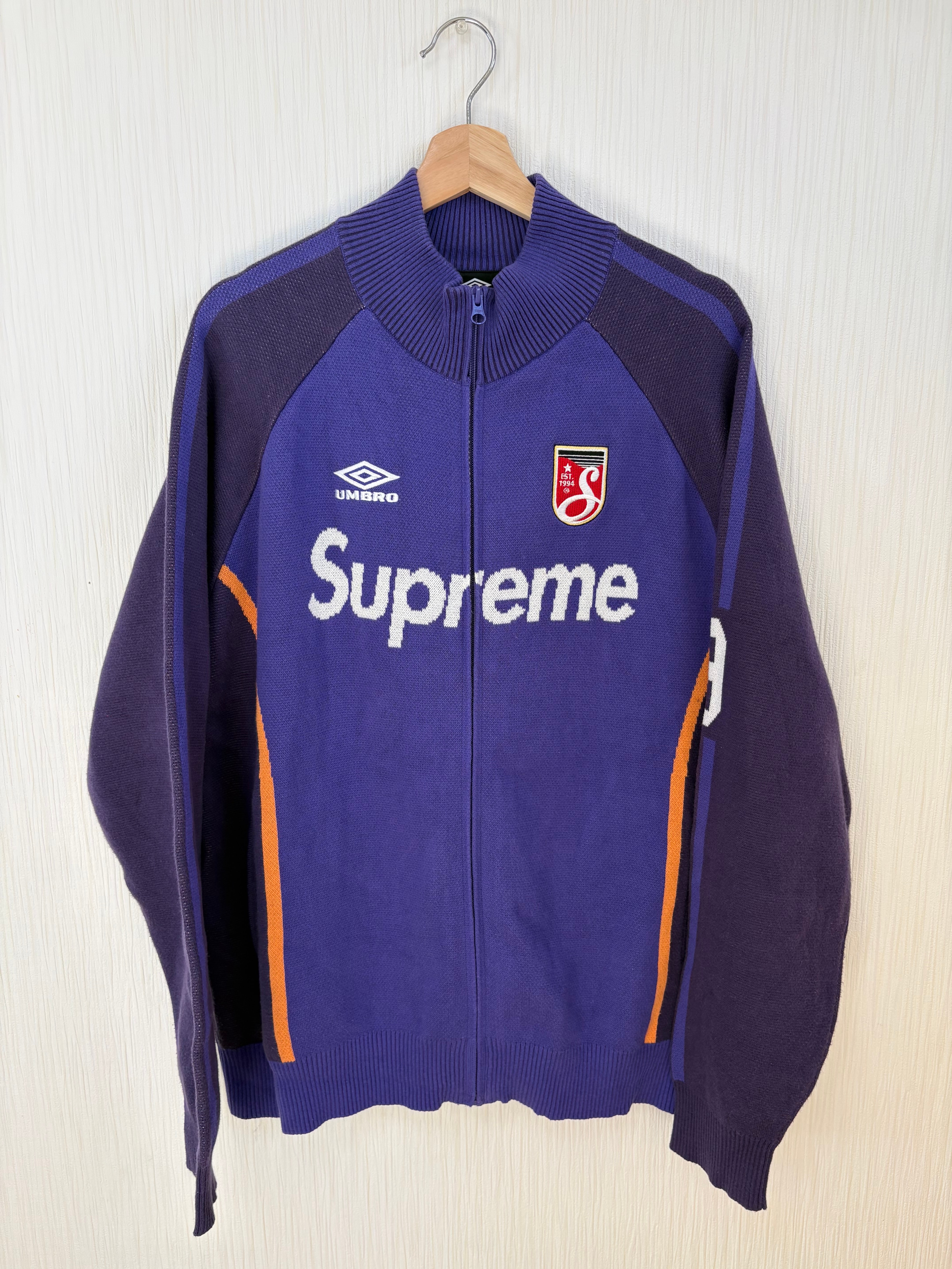 Supreme x Umbro Zip Up Sweater "Purple"