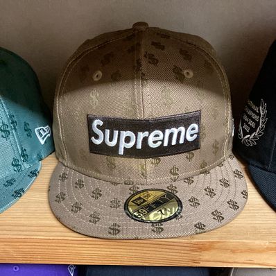 Supreme Monogram Box Logo New Era "Brown"