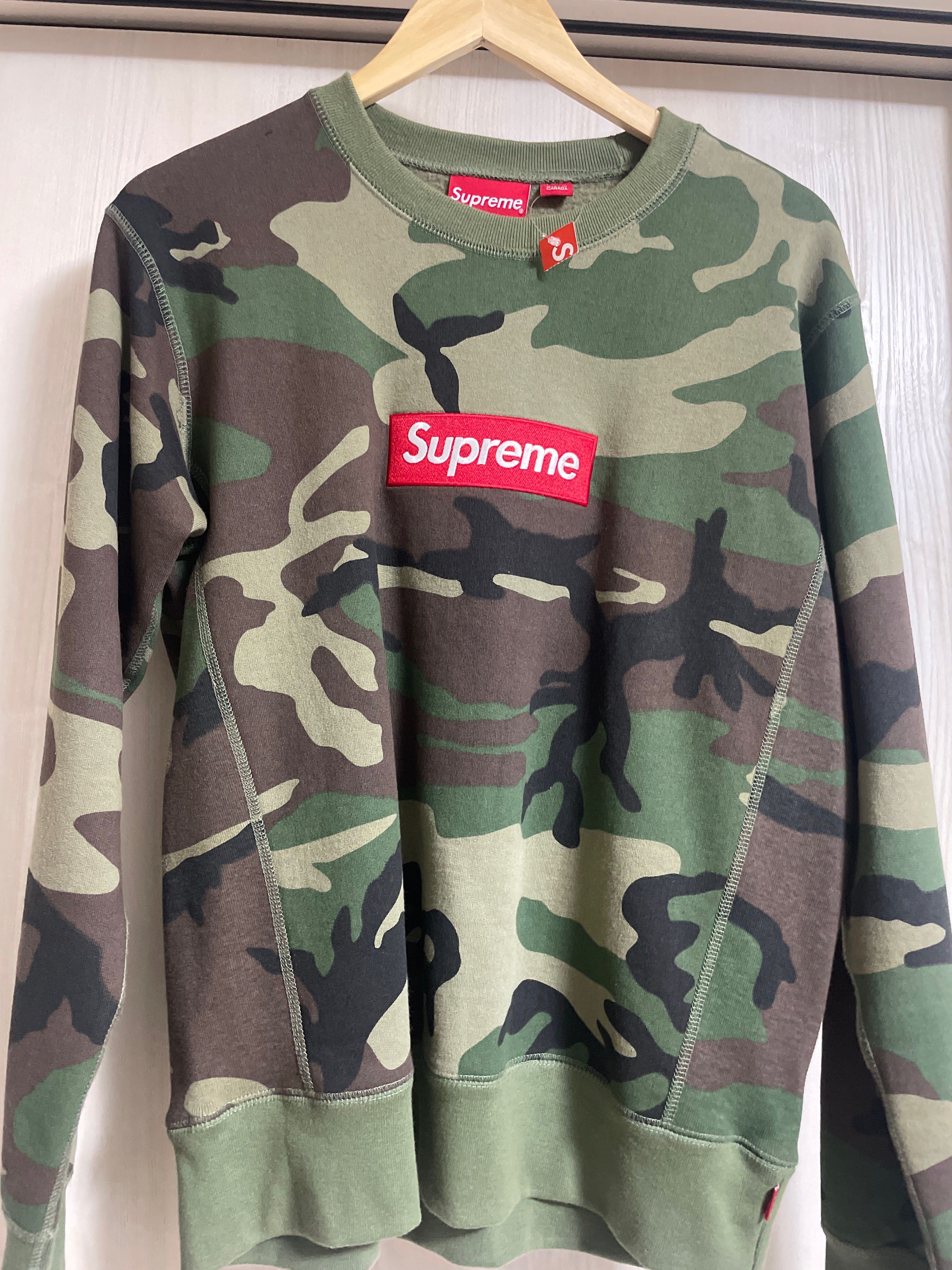Supreme Box Logo Crewneck Sweatshirt "Ash Grey" (18FW)