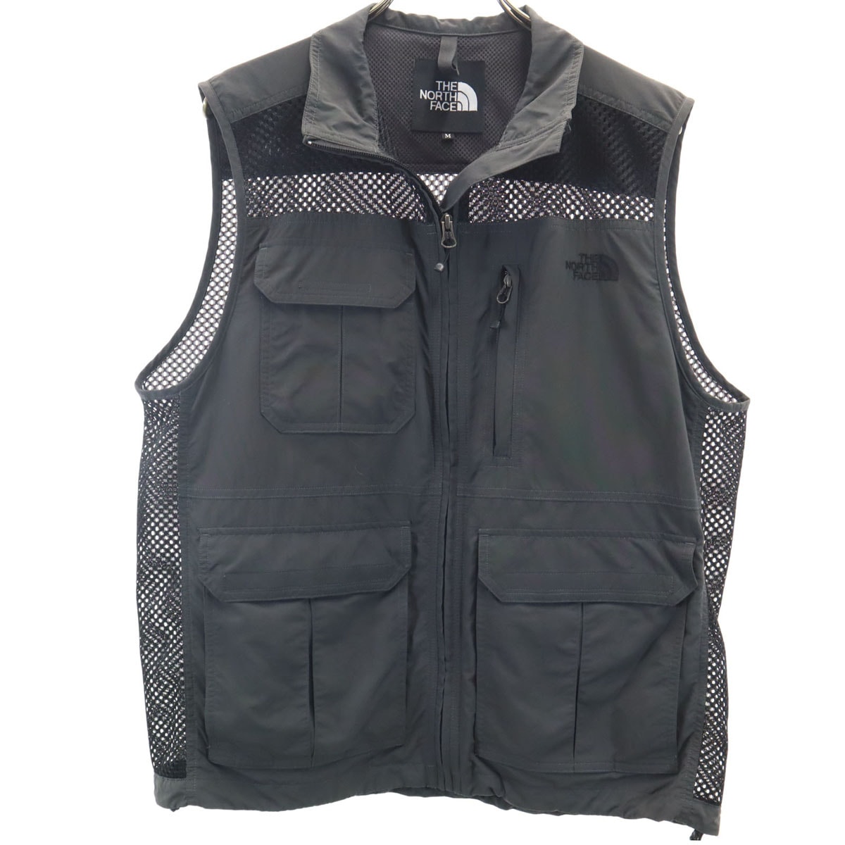 THE NORTH FACE ノースフェイス トレッカー メッシュ ベスト M チャコールグレー SFC-27 アウトドア