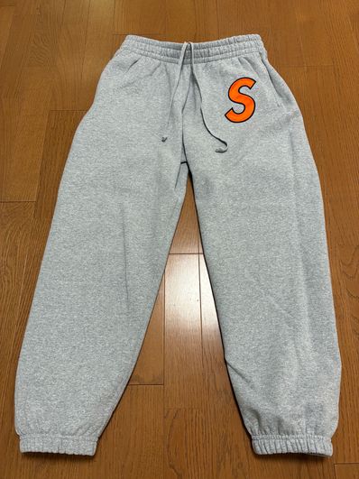 Supreme S Logo Sweatpant "Heather Grey"