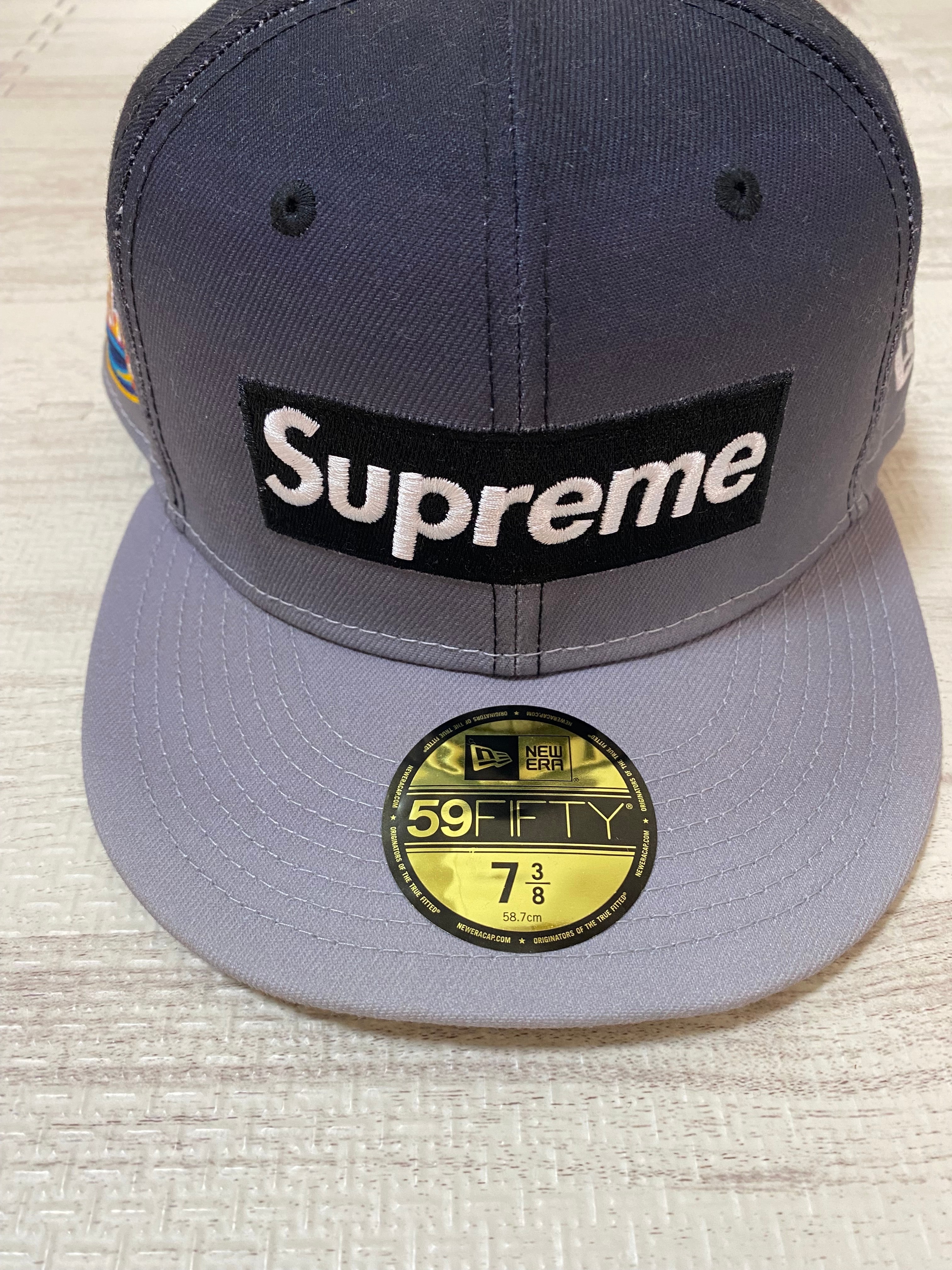 Supreme Gradient Box Logo New Era "Black"