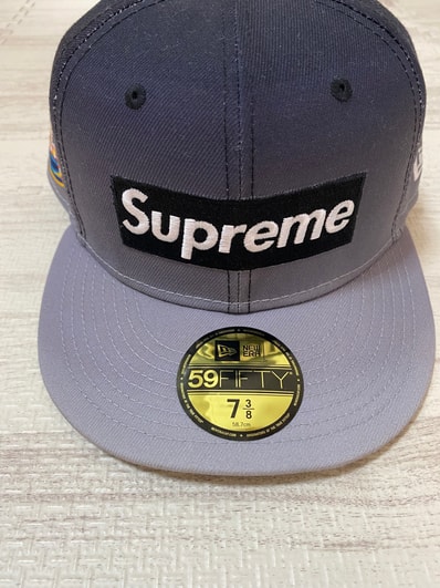 Supreme Gradient Box Logo New Era "Black"