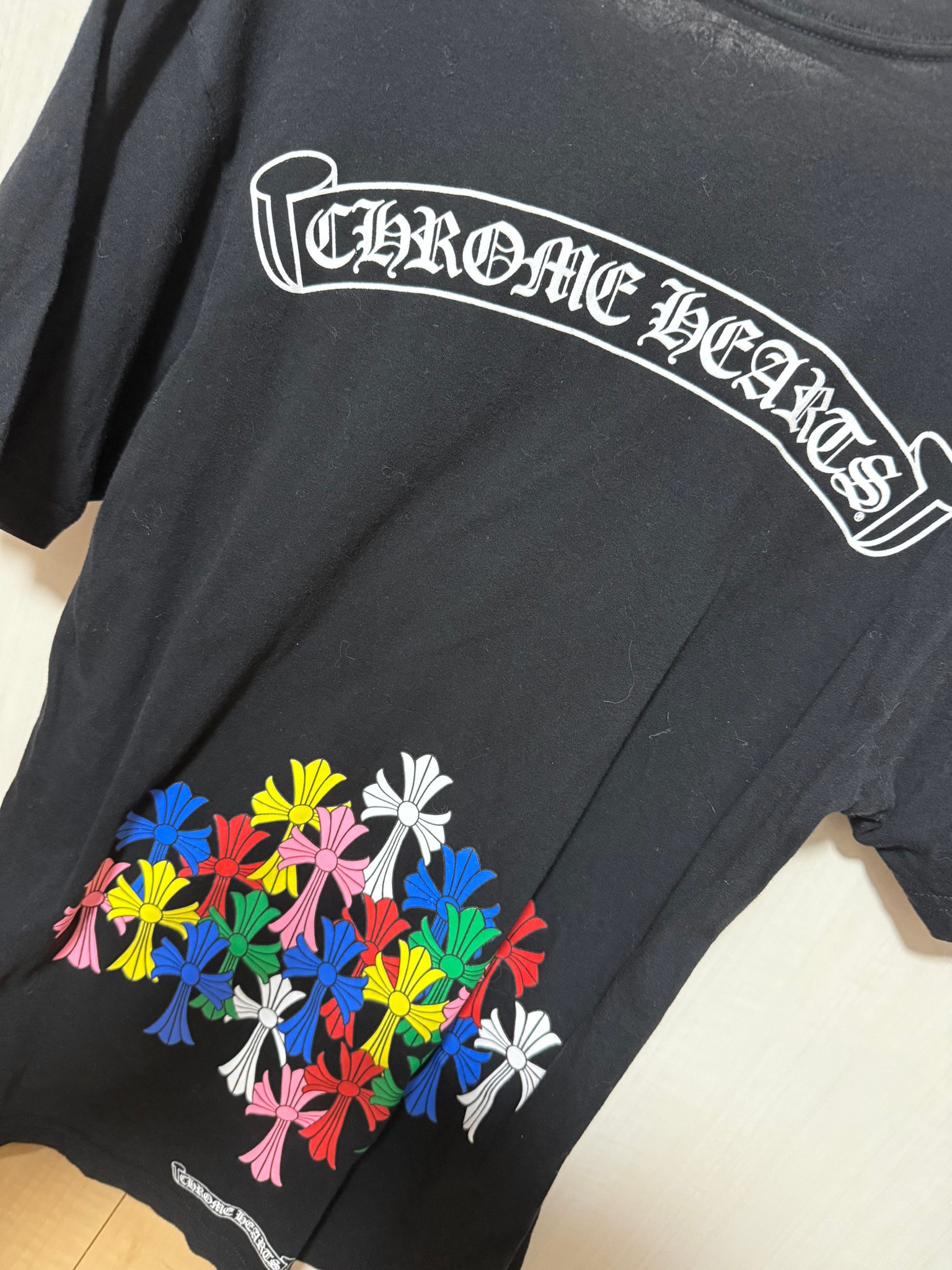 Chrome Hearts Cemetery Cross T-Shirt "Black/Multicolor"