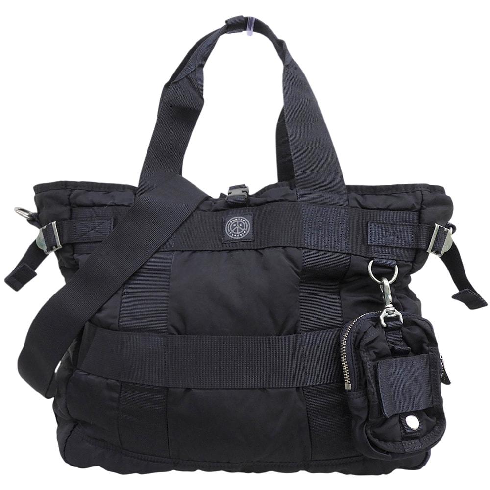 ポータークラシック 美品 SUPER NYLON トートバッグ メンズ ネイビー