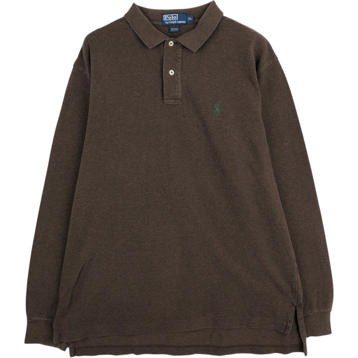 古着 ラルフローレン Ralph Lauren POLO by Ralph Lauren CUSTOM FIT 長袖 ポロシャツ メンズXL相当/eaa631907