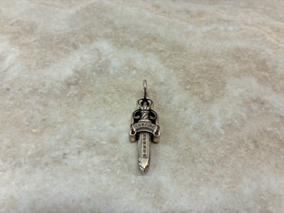 Chrome Hearts Double Dagger Pendant "Silver"