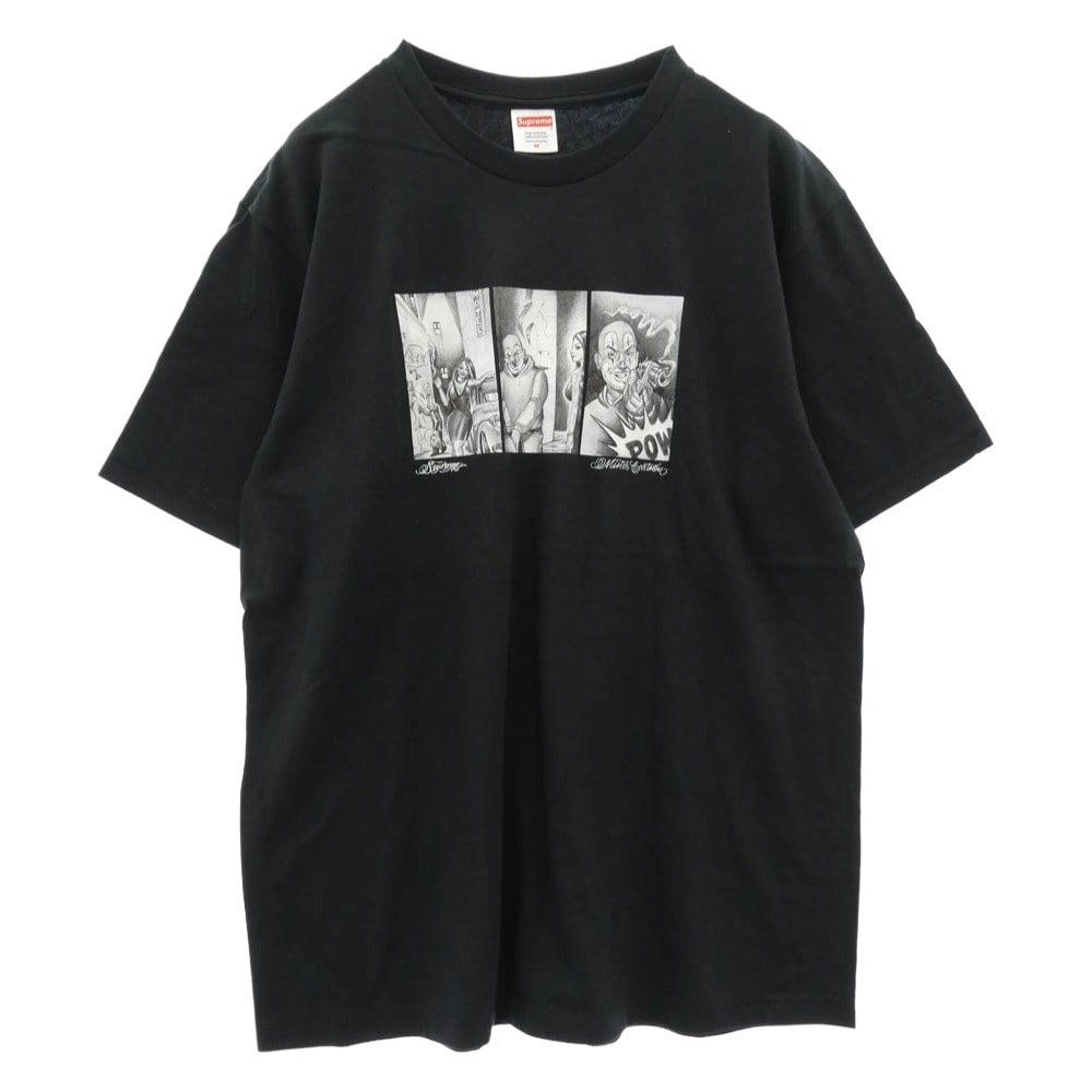 Supreme シュプリーム Tシャツ 24AW Mister Cartoon Pow Tee ミスター カートゥーン パウ 半袖 Tシャツ M チャコール系 M【美品】【中古】