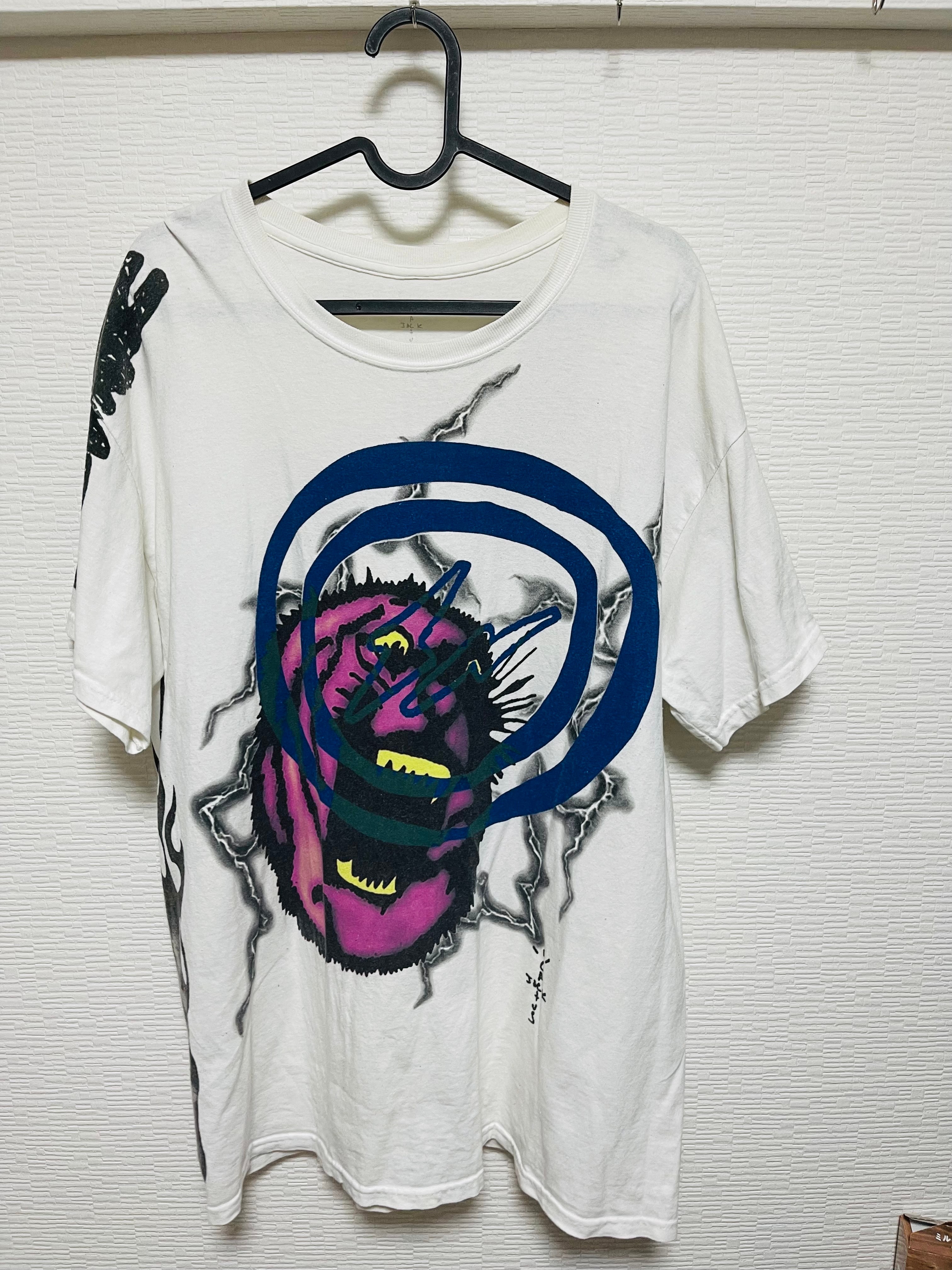 トラヴィススコット カクタスジャック フォー フラグメント サンライズ Tシャツ "ホワイト"