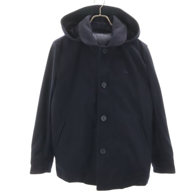 LACOSTE ラコステ ウールブレンド 3WAY ダウンコート 3 ネイビー