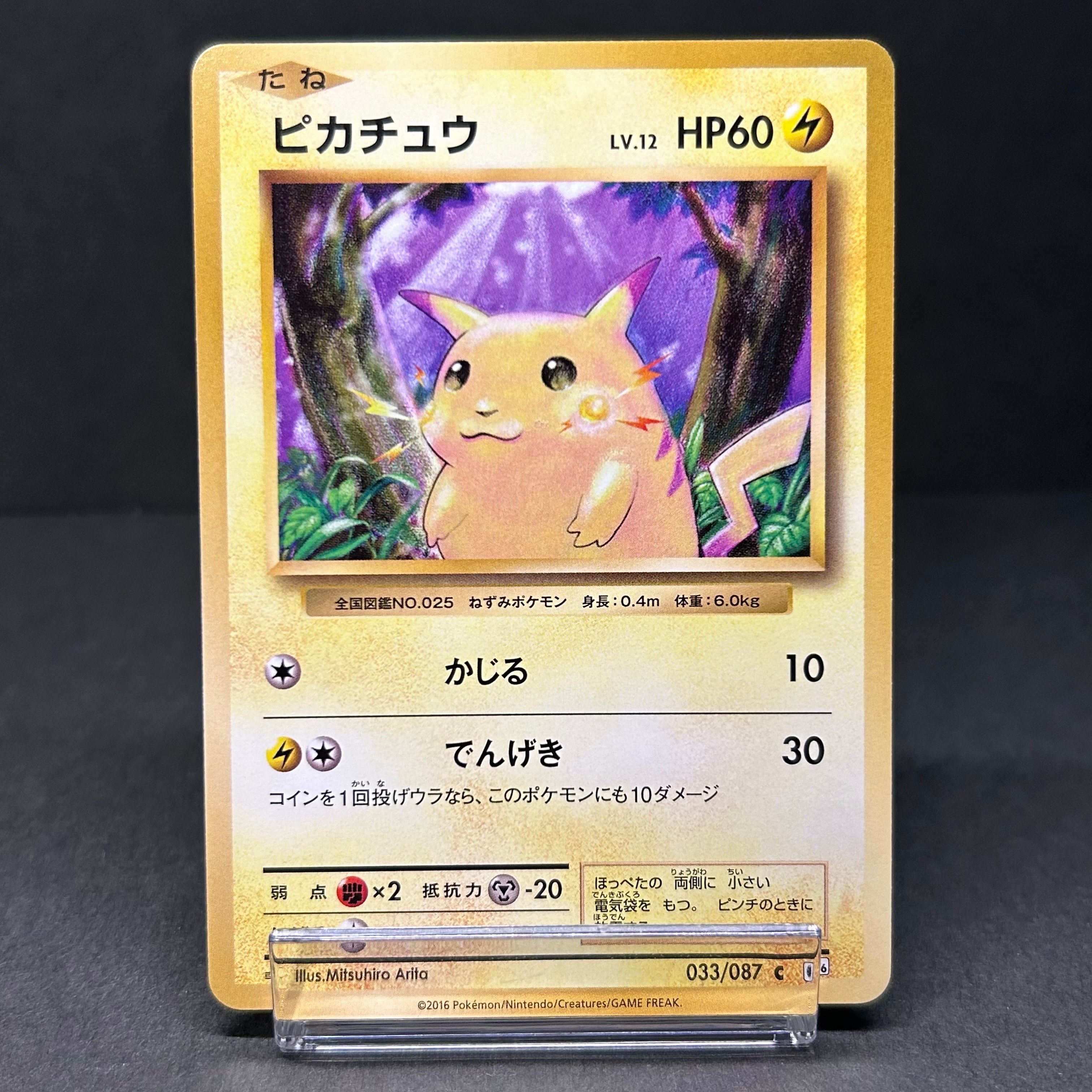 ピカチュウ C :1ED [CP6 033/087](コンセプトパック「ポケットモンスターカードゲーム 拡張パック 20th Anniversary」)