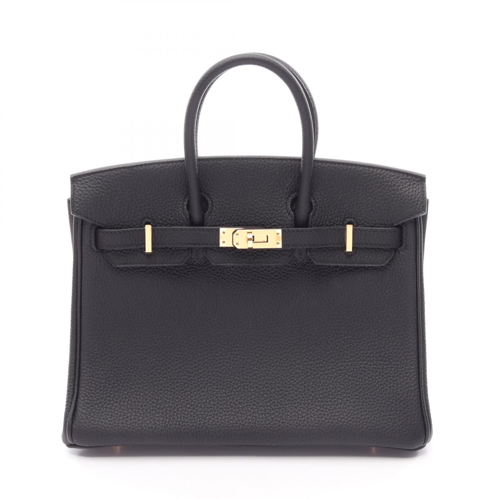 エルメス HERMES バーキン25 ハンドバッグ バッグ レザー トゴ トゴ ブラック(エルメス) C刻印(2018年製造) レディース ブラック系 【中古】