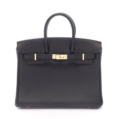 エルメス HERMES バーキン25 ハンドバッグ バッグ レザー トゴ トゴ ブラック(エルメス) C刻印(2018年製造) レディース ブラック系 【中古】
