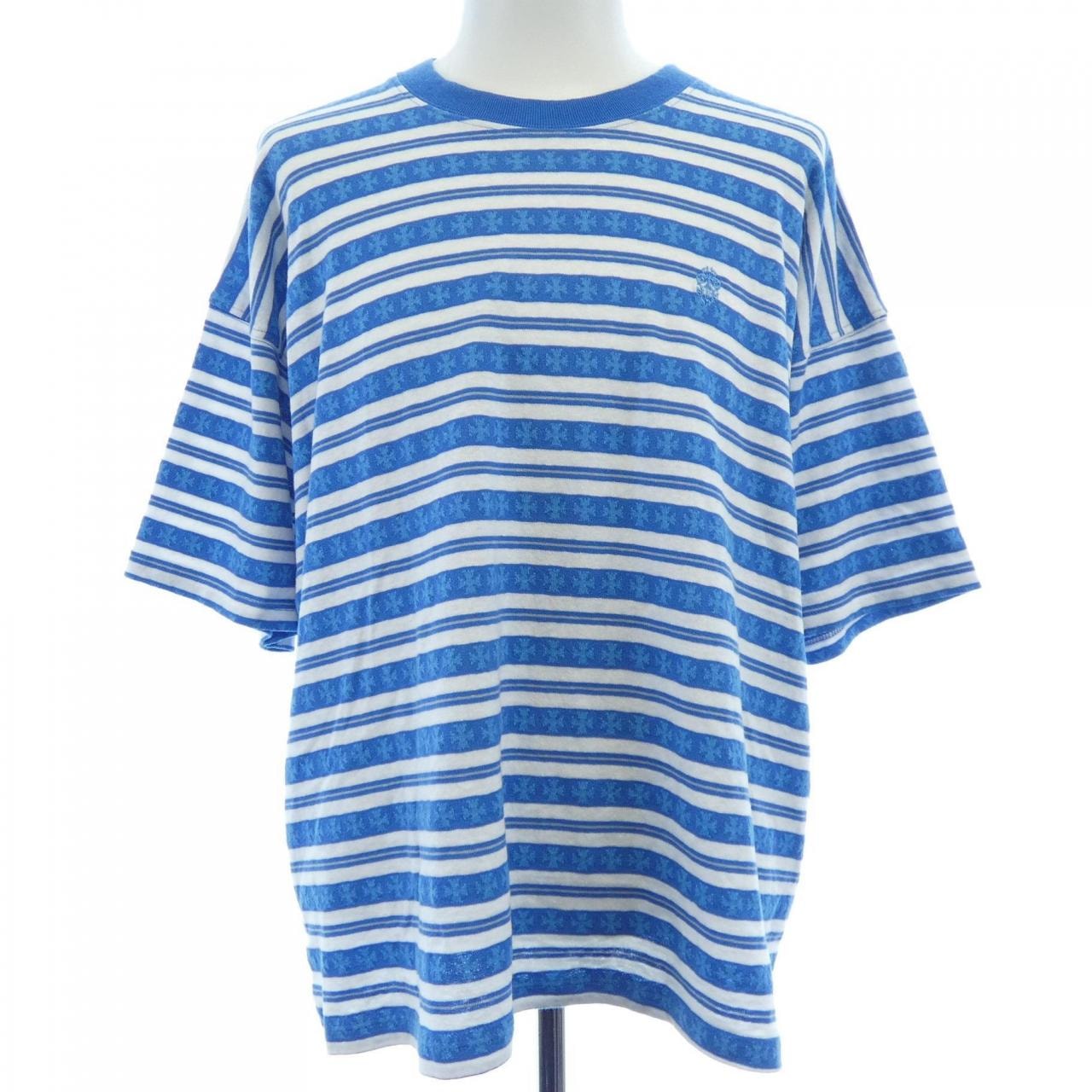 クロムハーツ CHROME HEARTS Y NOT VINE DAGGER CH PLUS STRIPE Tシャツ