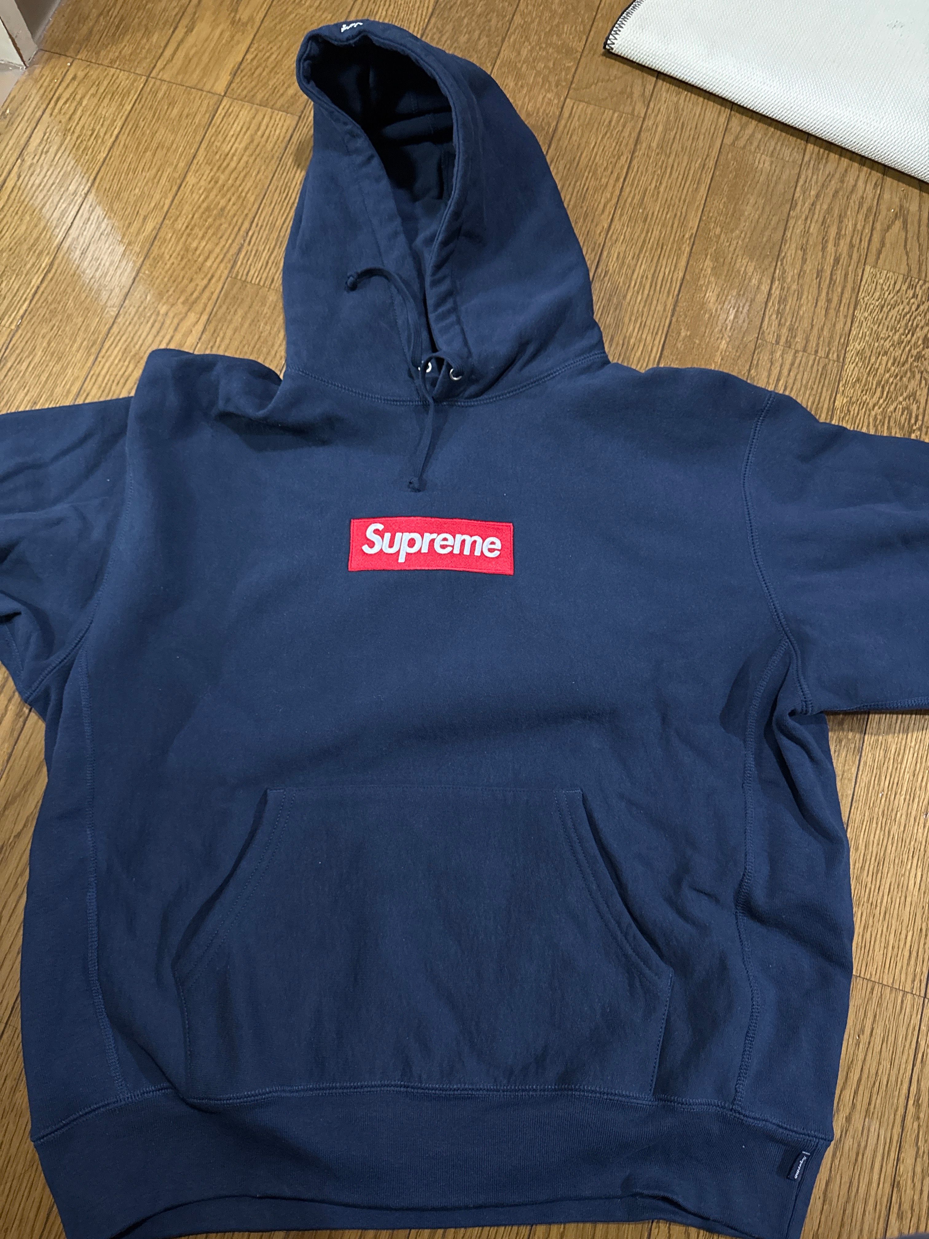 Supreme Box Logo Hooded Sweatshirt "Navy" (24FW)